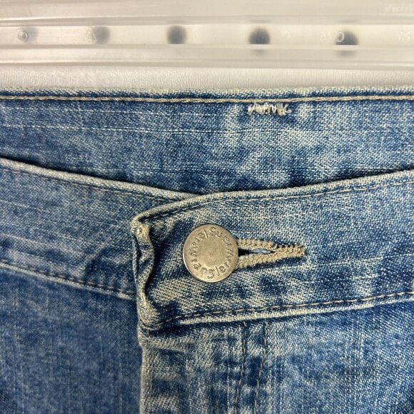 Wrangler‎ Carpenter Baggy Jean Shorts Sz 40 Light Wash Work Wear Jorts Skate Y2K - Picture 5 of 7